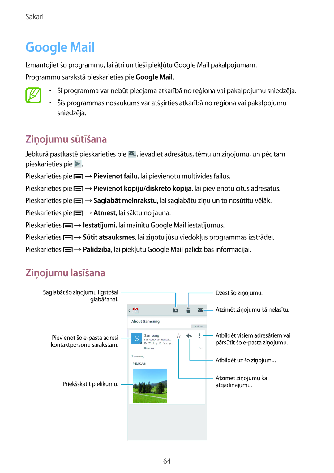 Samsung GT-I9505ZRASEB, GT-I9505ZRZSEB, GT-I9505DKYSEB, GT-I9505ZWASEB, GT-I9505ZKASEB, GT-I9505ZBASEB manual Google Mail 