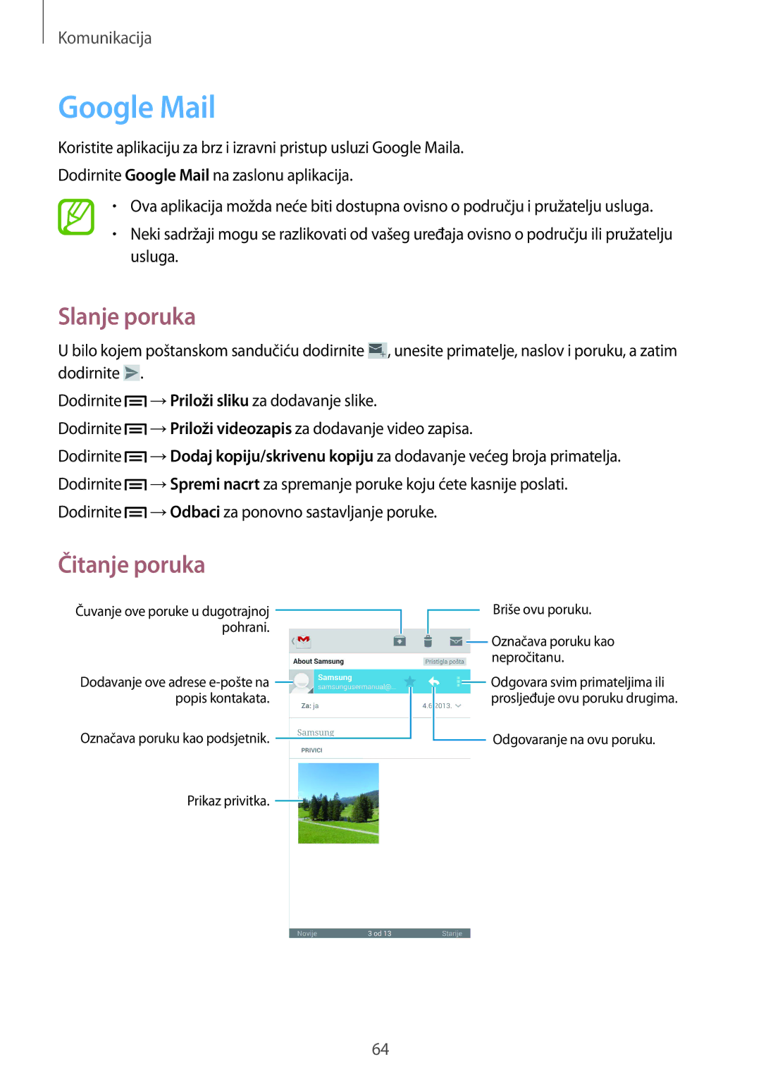 Samsung GT-I9506DKYCRO manual Google Mail 