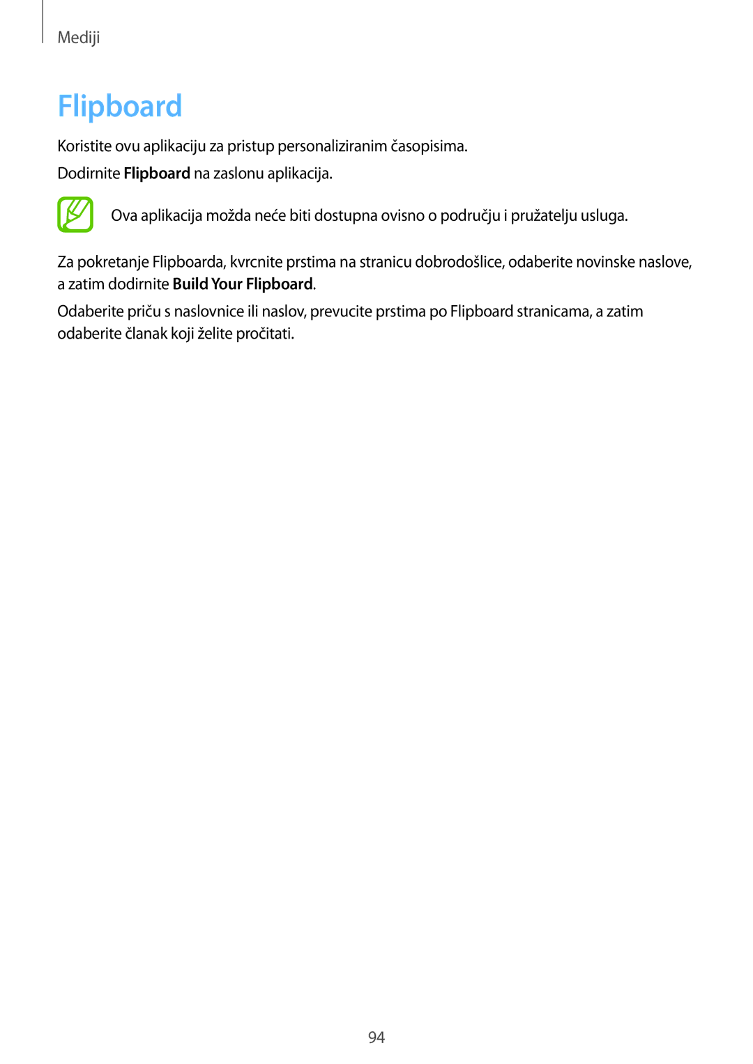 Samsung GT-I9506DKYCRO manual Flipboard 