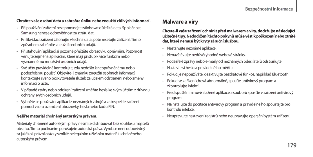 Samsung GT-I9506ZWATTR, GT-I9506DKYCYV, GT-I9506ZKACYV, GT-I9506ZWATPL, GT-I9506ZWAVGR, GT-I9506DKYVGR Malware a viry, 179 