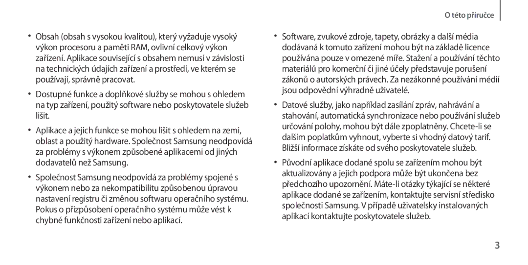 Samsung GT-I9506ZWAVGR, GT-I9506DKYCYV, GT-I9506ZKACYV, GT-I9506ZWATPL, GT-I9506DKYVGR, GT-I9506DKYTTR manual Této příručce 