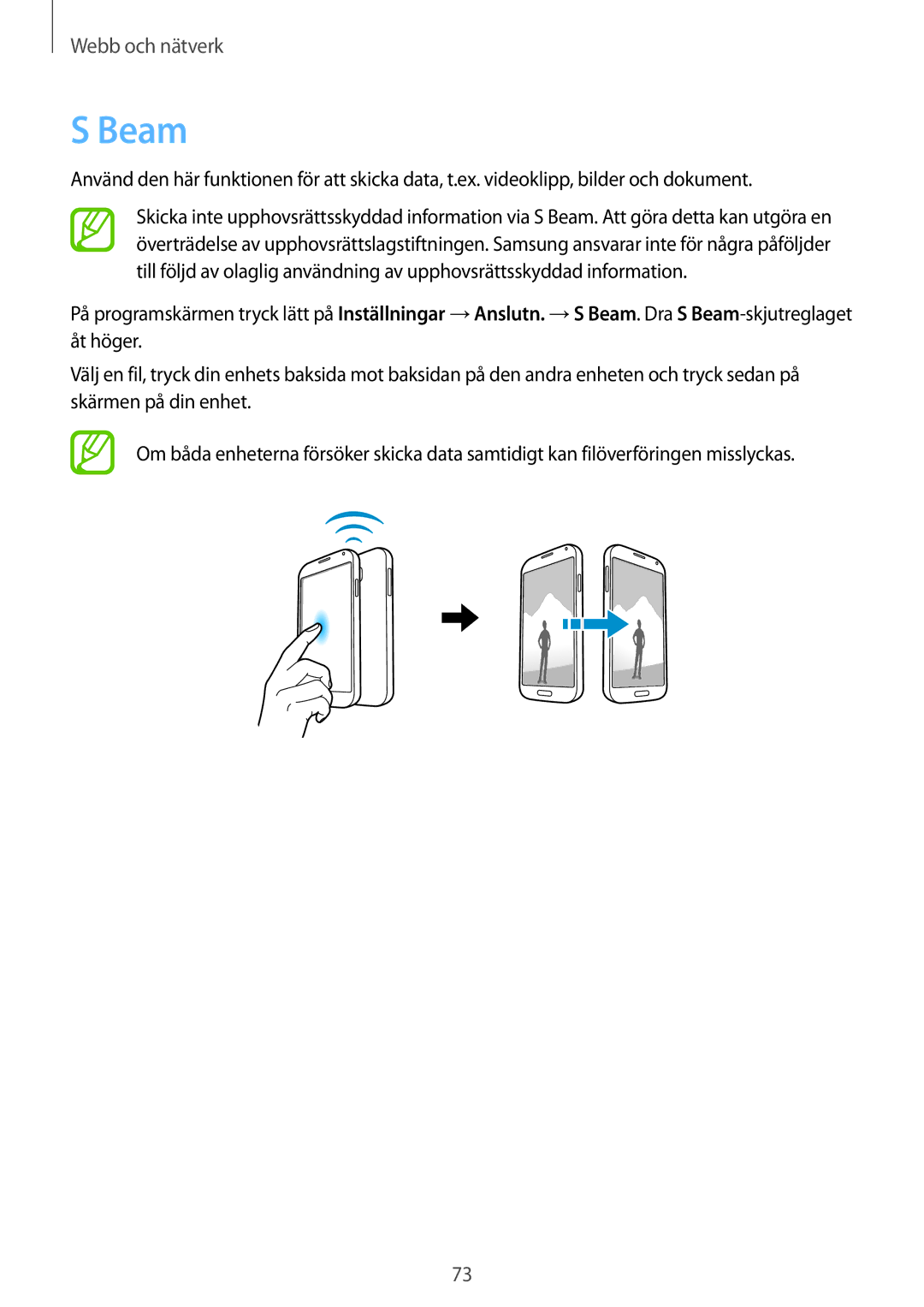 Samsung GT-I9506ZSANEE, GT-I9506DKYNEE manual Beam 