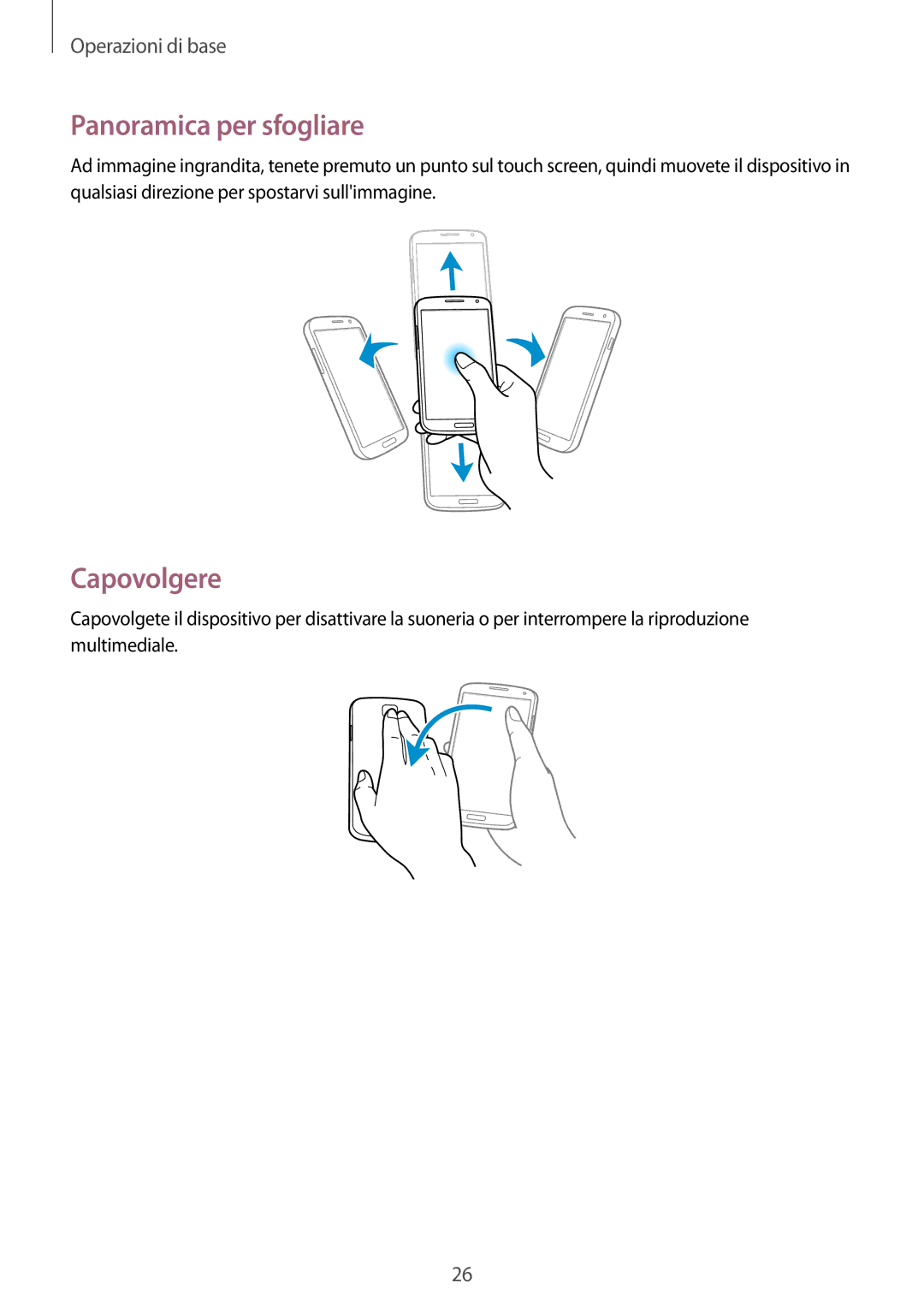 Samsung GT-I9515ZKAPRT, GT-I9515ZSADBT, GT-I9515ZKAPLS, GT-I9515ZWAPRT, GT-I9515ZWAPLS Panoramica per sfogliare, Capovolgere 