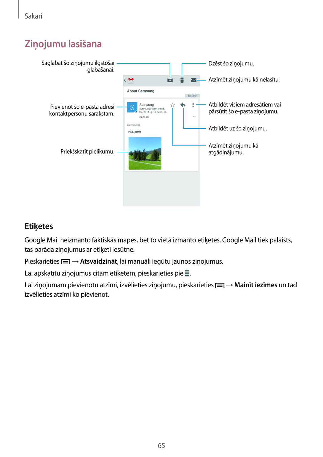 Samsung GT-I9515ZWASEB, GT-I9515ZSASEB manual Etiķetes 