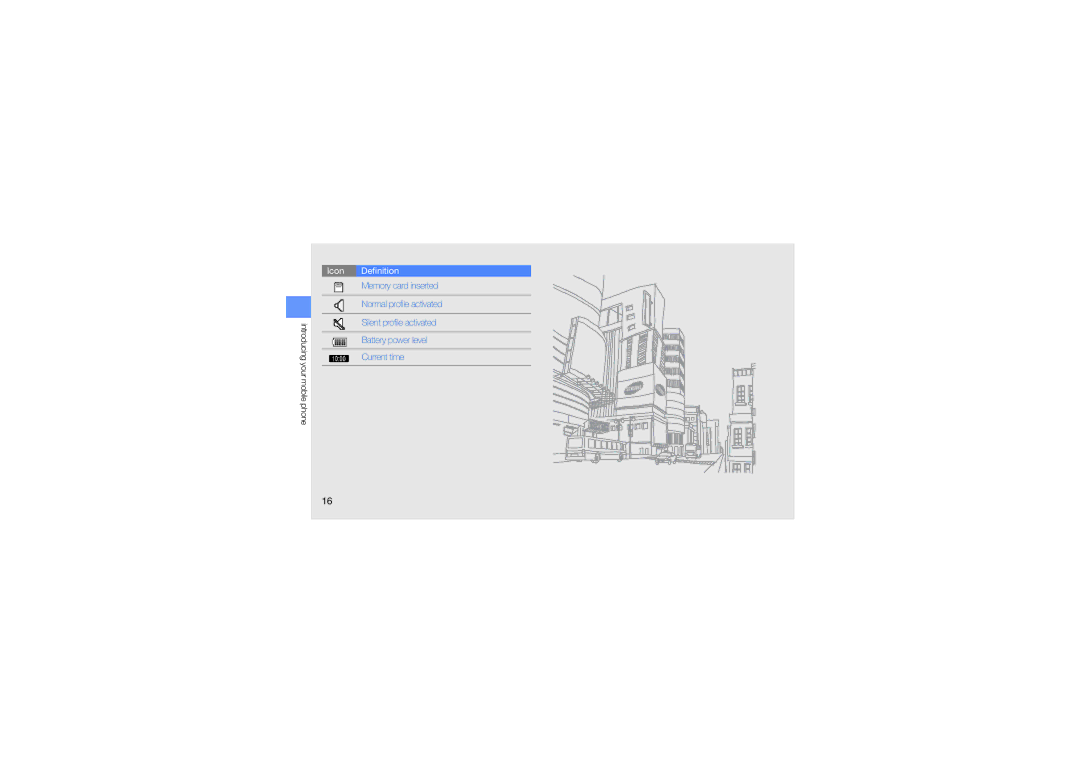 Samsung GT-M5650VBAARB, GT-M5650VBAMED, GT-M5650VBAXSG, GT-M5650IKAKSA, GT-M5650IKAMMC, GT-M5650IKATMC manual Icon Definition 