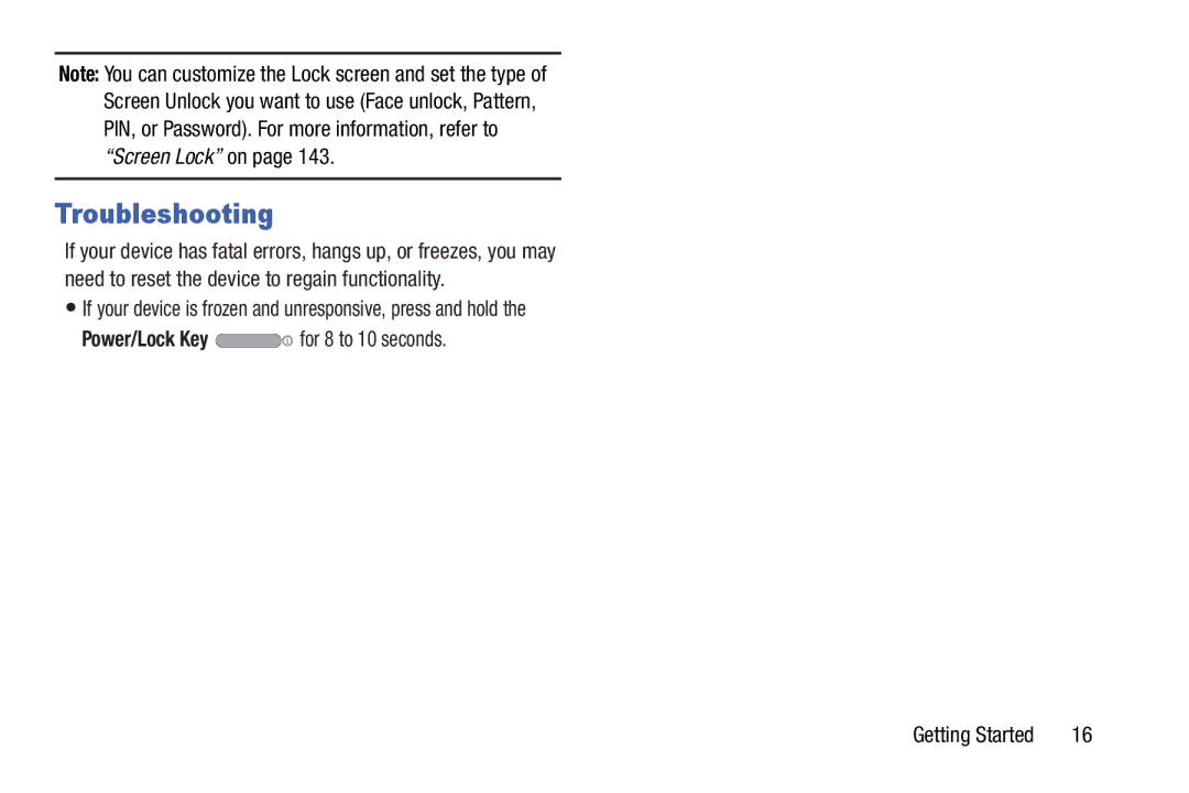 Samsung GT-N5110 user manual Troubleshooting 