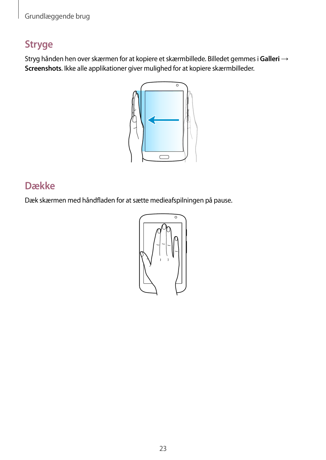 Samsung GT-N5110ZWANEE, GT-N5110NKANEE manual Stryge, Dække 