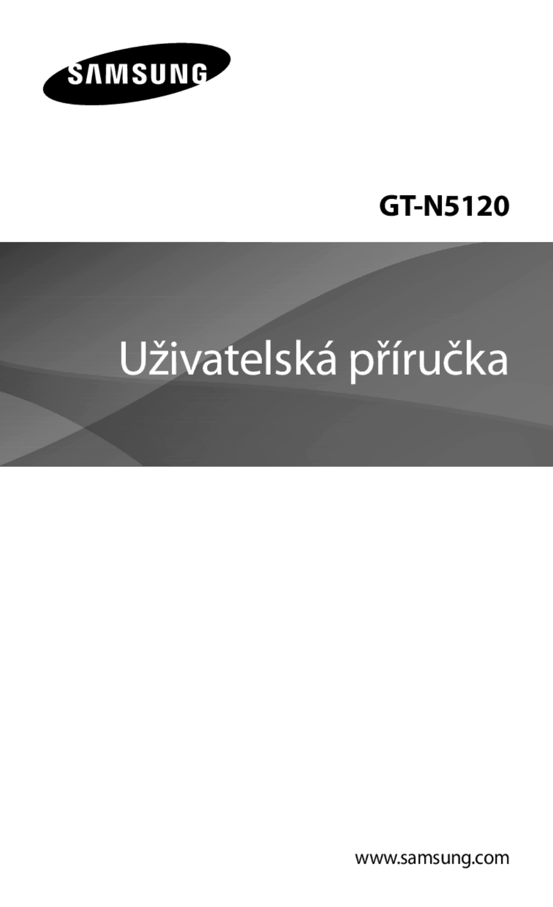 Samsung GT-N5120ZWAO2C manual Uživatelská příručka 