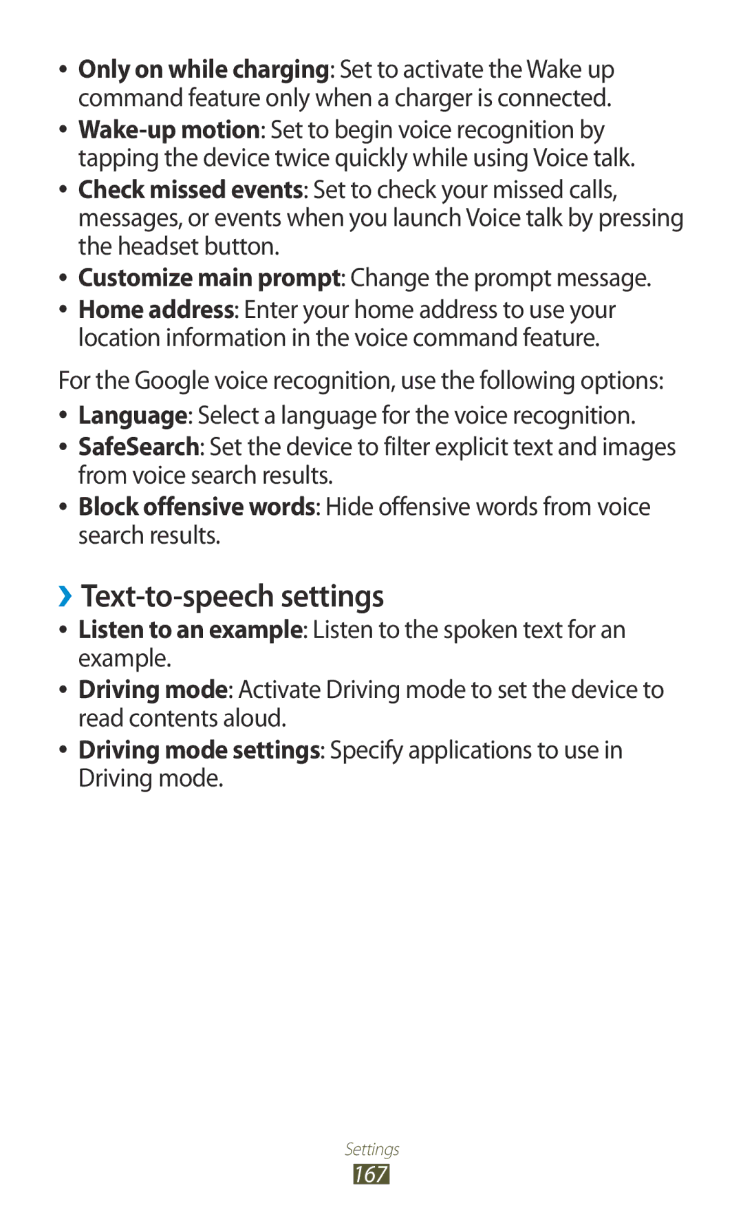 Samsung GT-N7000 user manual ››Text-to-speech settings 