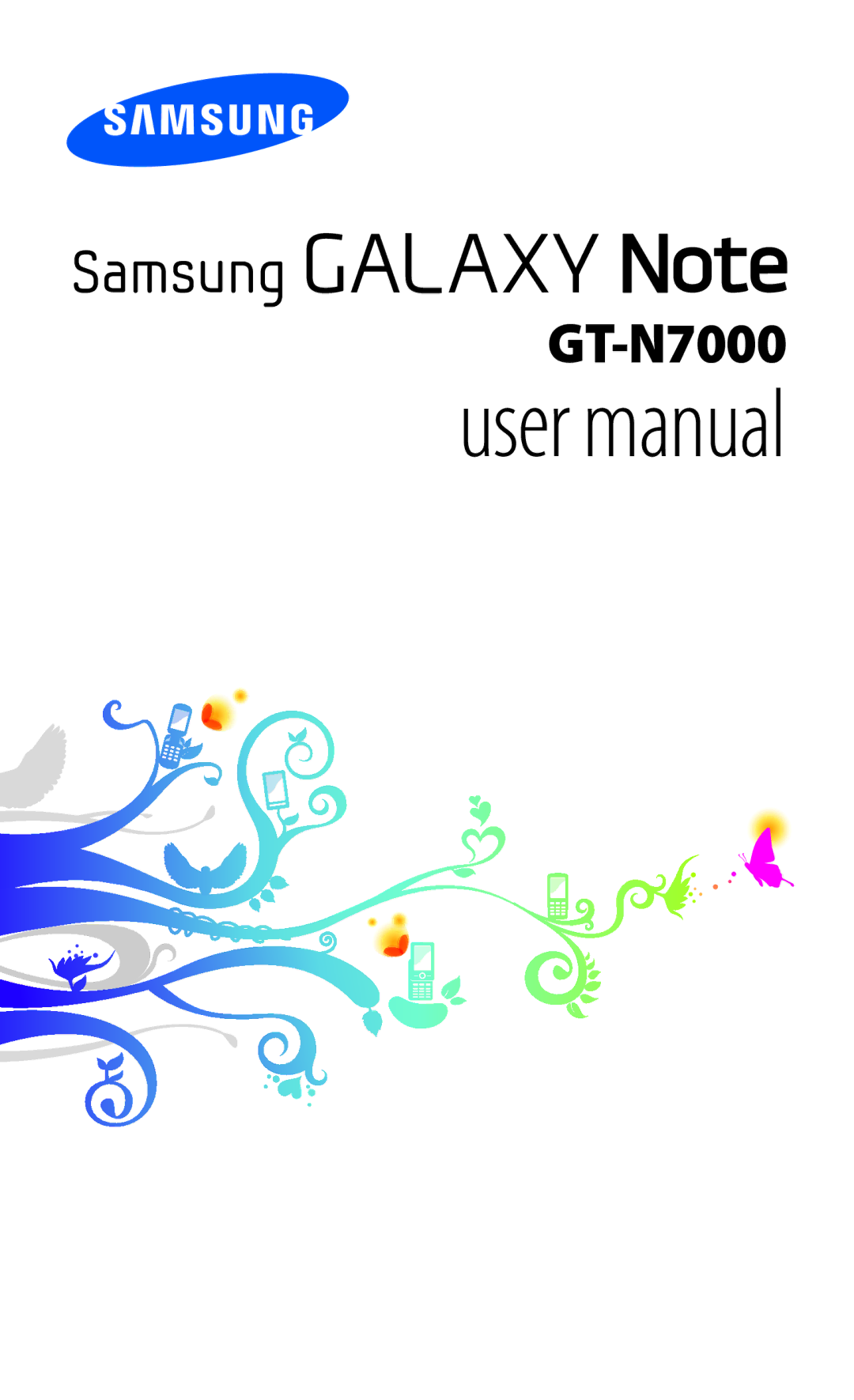 Samsung GT-N7000ZBADBT user manual 