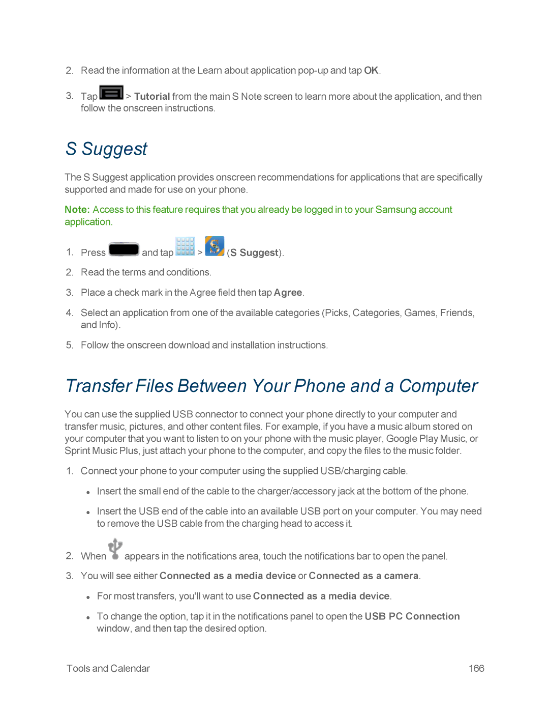 Samsung GT-N7100GRY, GT-N7100WHT manual Suggest, Transfer Files Between Your Phone and a Computer 