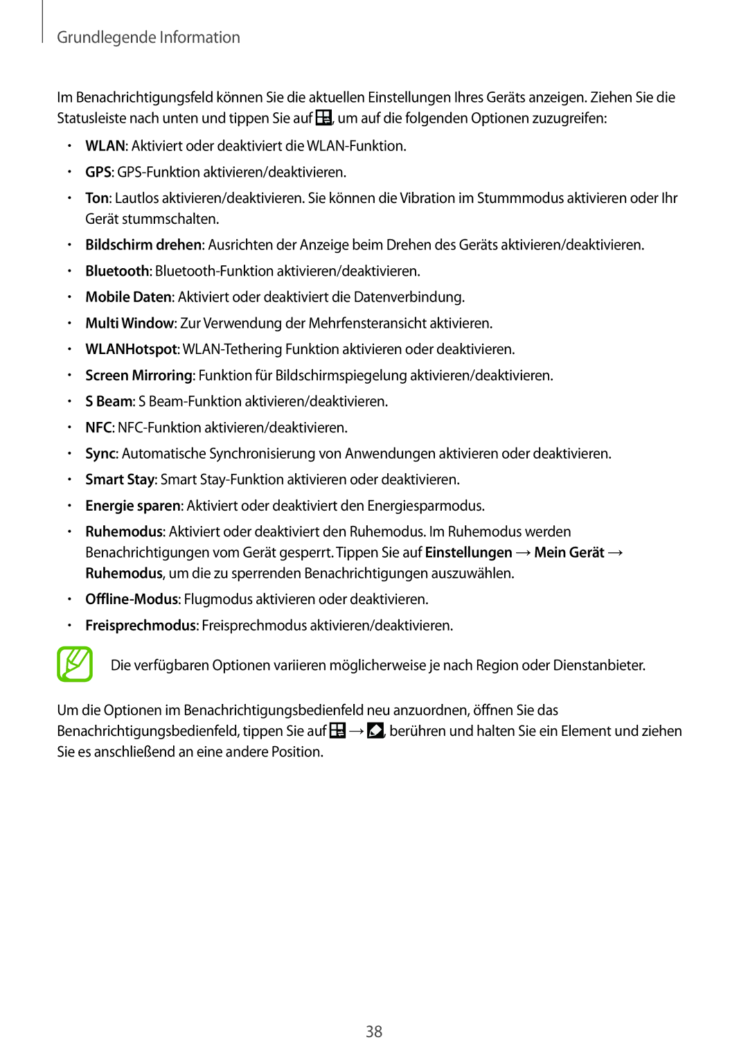 Samsung GT-N7100ZBDTUR, GT-N7100ZNDTUR, GT-N7100TAXDBT, GT-N7100RWDXEO, GT-N7100RWDTPH manual Grundlegende Information 