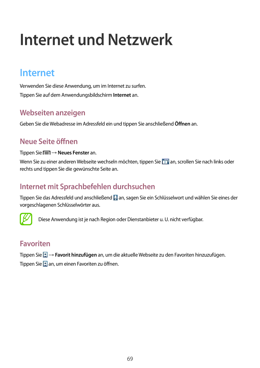 Samsung GT-N7100TADO2U, GT-N7100ZNDTUR, GT-N7100ZBDTUR, GT-N7100TAXDBT, GT-N7100RWDXEO, GT-N7100RWDTPH Internet und Netzwerk 