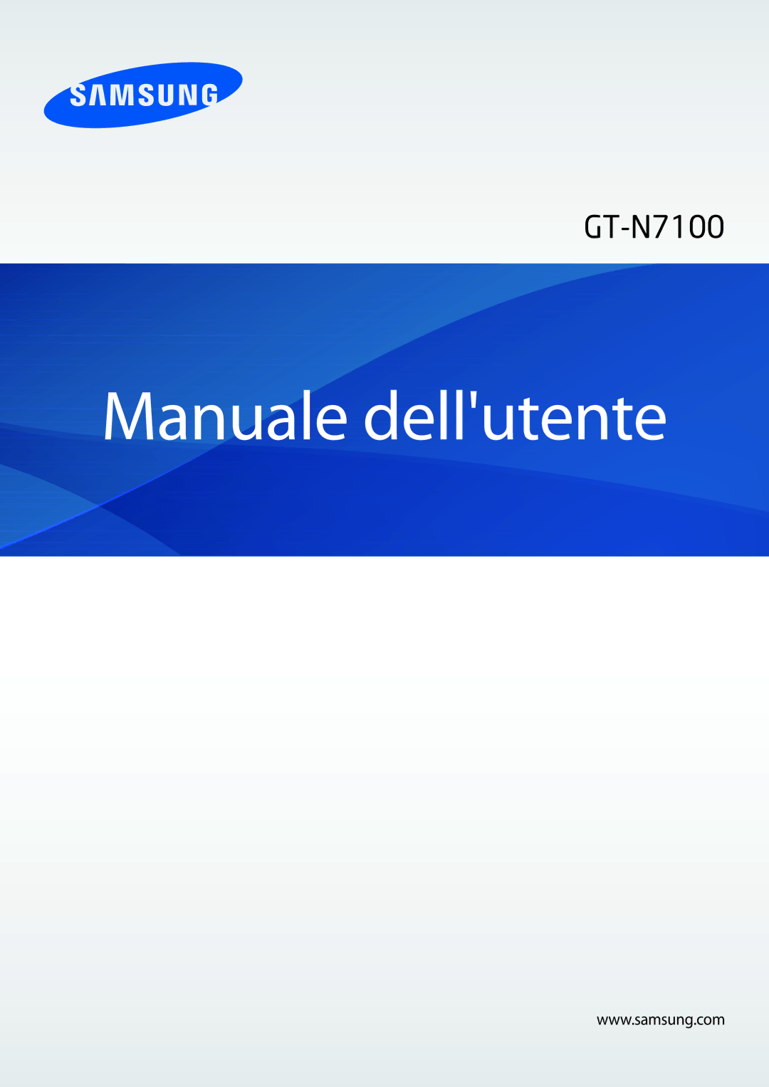 Samsung GT-N7100RWDWIN, GT-N7100ZRDTUR, GT-N7100TADTUR, GT-N7100RWDITV, GT-N7100RWDTUR manual Manuale dellutente 