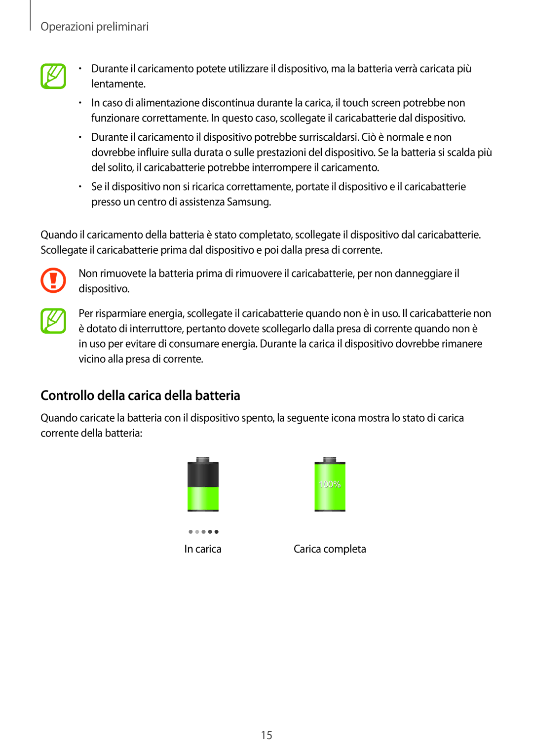 Samsung GT-N7100TADHUI, GT-N7100ZRDTUR, GT-N7100RWDWIN, GT-N7100TADTUR, GT-N7100RWDITV Controllo della carica della batteria 