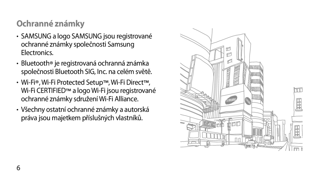 Samsung GT-N8000GRAXEZ, GT-N8000EAAATO, GT-N8000ZWAEUR, GT-N8000ZWAATO, GT-N8000EAAXEZ, GT-N8000ZWAXSK manual Ochranné známky 