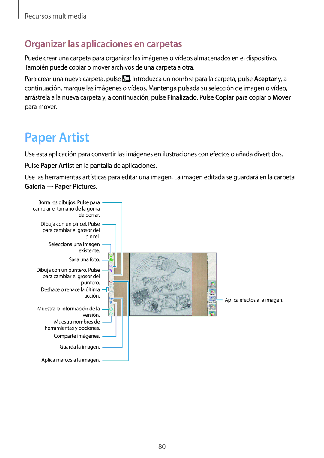 Samsung GT-N8000ZWAXEC, GT-N8000ZWAITV, GT-N8000EAEPHE, GT-N8000ZWEPHE, GT-N8000ZWXPHE, GT-N8000EAAPHE Paper Artist, Puntero 