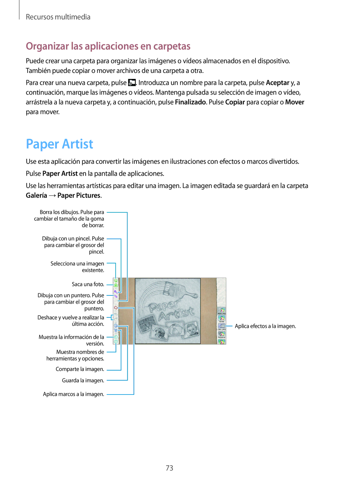 Samsung GT-N8010GRAXEZ, GT-N8010EAADBT, GT-N8010ZWATPH, GT-N8010EAATPH, GT-N8010ZWADBT, GT-N8010GRADBT Paper Artist, Puntero 