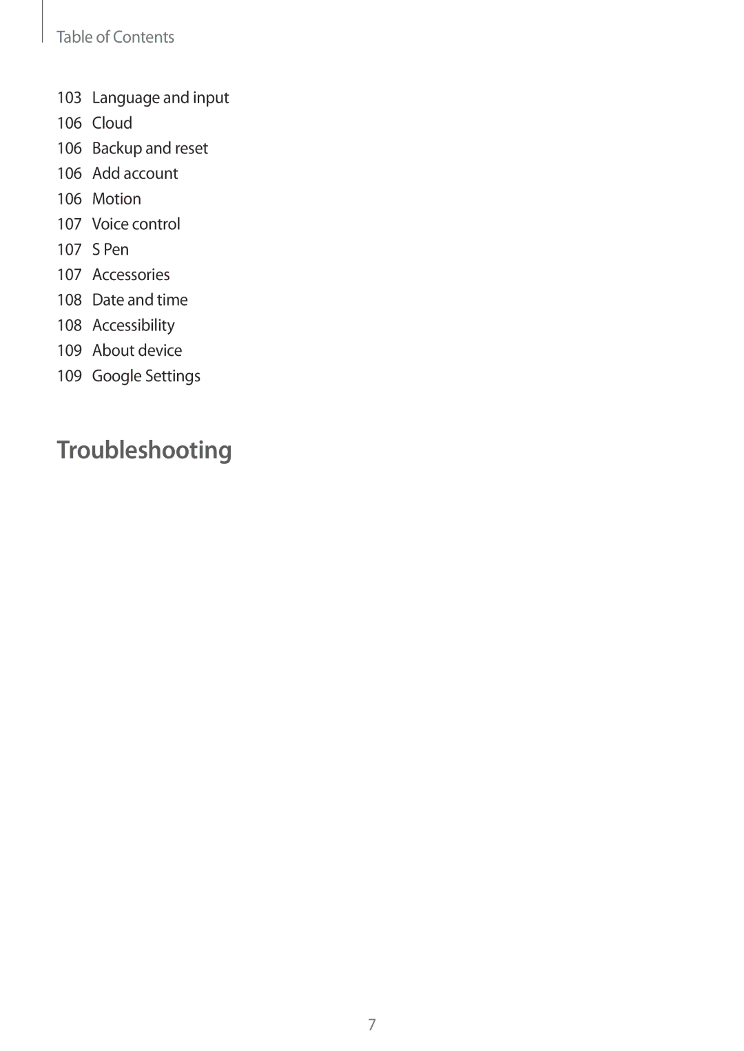 Samsung GT-N8010EAATPH, GT-N8010EAADBT, GT-N8010ZWXDBT, GT-N8010ZWXTUR, GT-N8010ZWATPH, GT-N8010EAXDBT manual Troubleshooting 