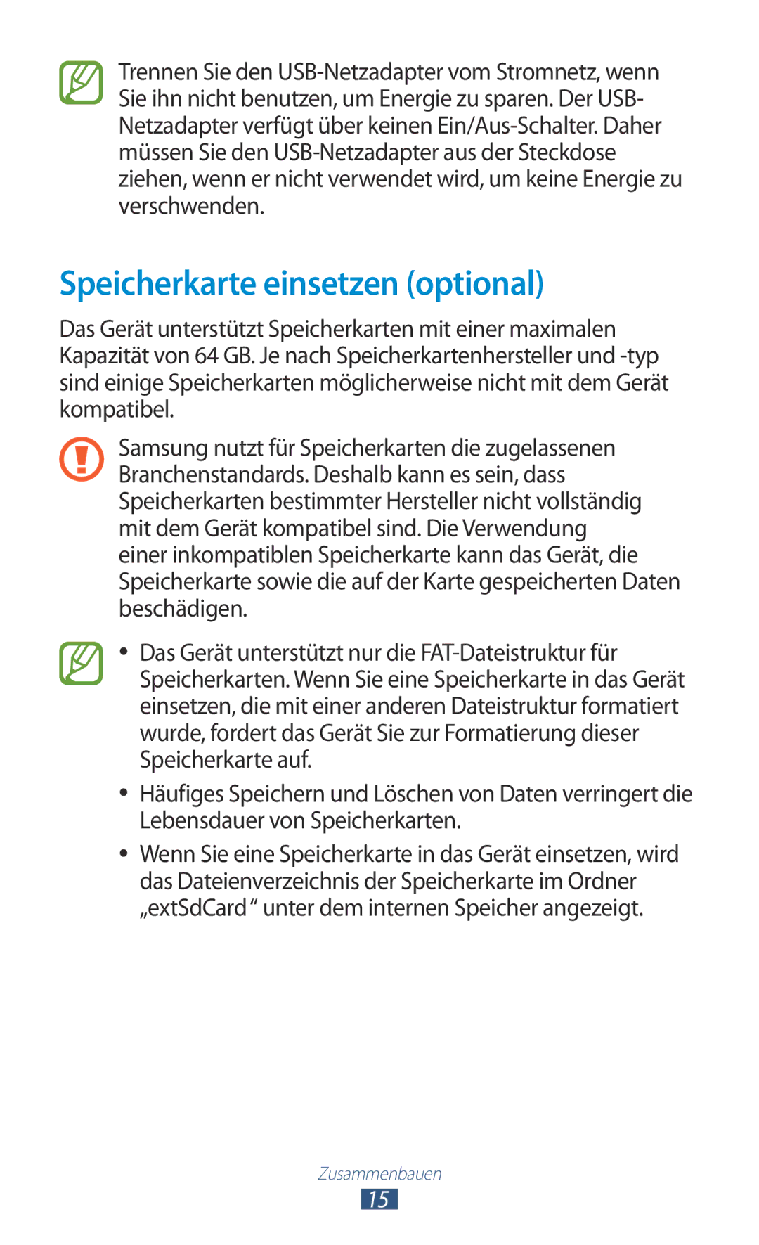 Samsung GT-N8010ZWXTUR, GT-N8010EAADBT, GT-N8010ZWXDBT, GT-N8010ZWATPH, GT-N8010EAXDBT manual Speicherkarte einsetzen optional 