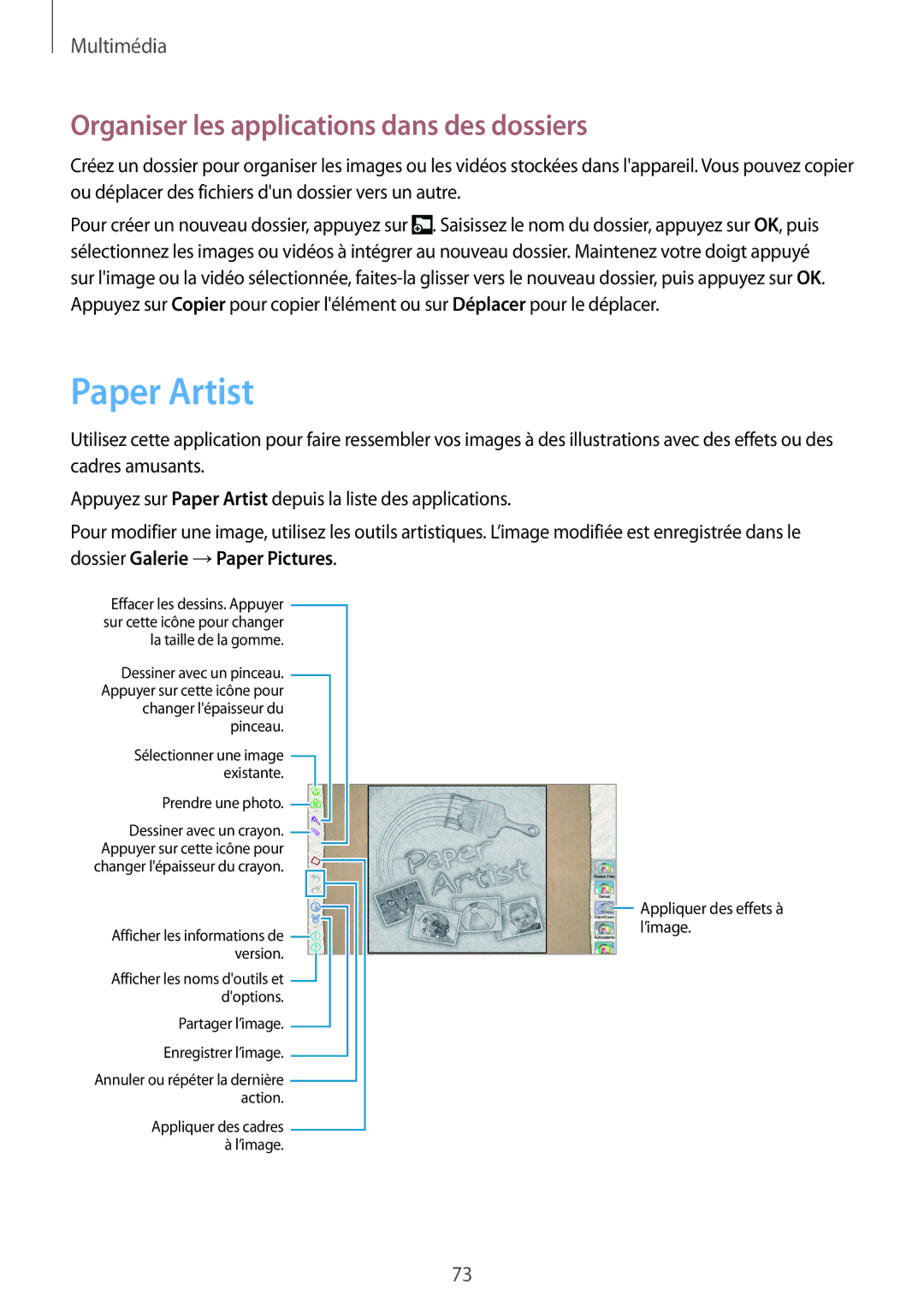 Samsung GT-N8010ZWXXEF, GT-N8010EAEXEF, GT-N8010ZWAXEF, GT-N8010EAXXEF, GT-N8010ZWEXEF Paper Artist, La taille de la gomme 