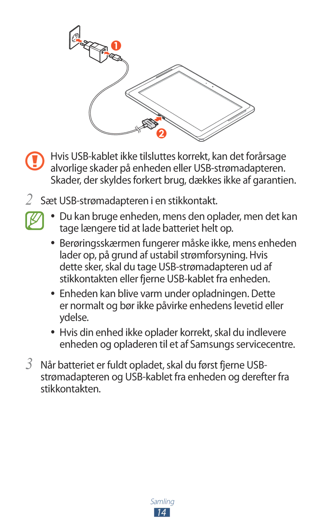 Samsung GT-N8010EAANEE, GT-N8010ZWANEE, GT-N8010ZWXNEE, GT-N8010EAXNEE, GT-N8010GRANEE manual Samling 