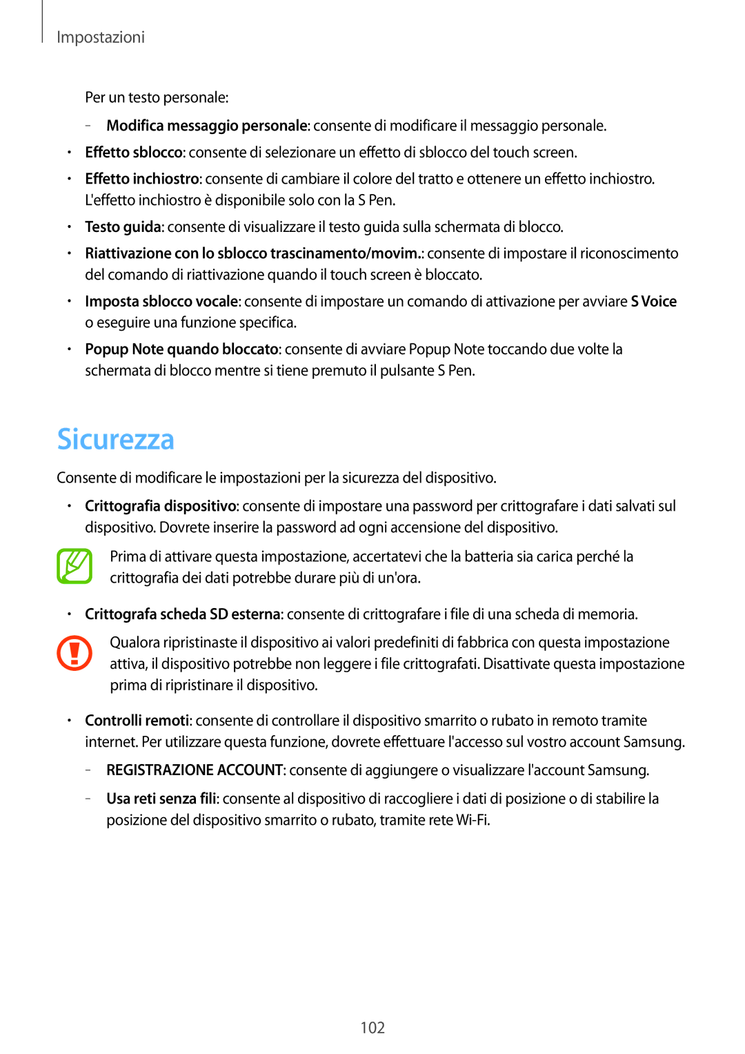 Samsung GT-N8010ZWATUR, GT-N8010EAXITV, GT-N8010EAAITV, GT-N8010ZWAITV, GT-N8010ZWXITV, GT-N8010ZWAXEO manual Sicurezza 