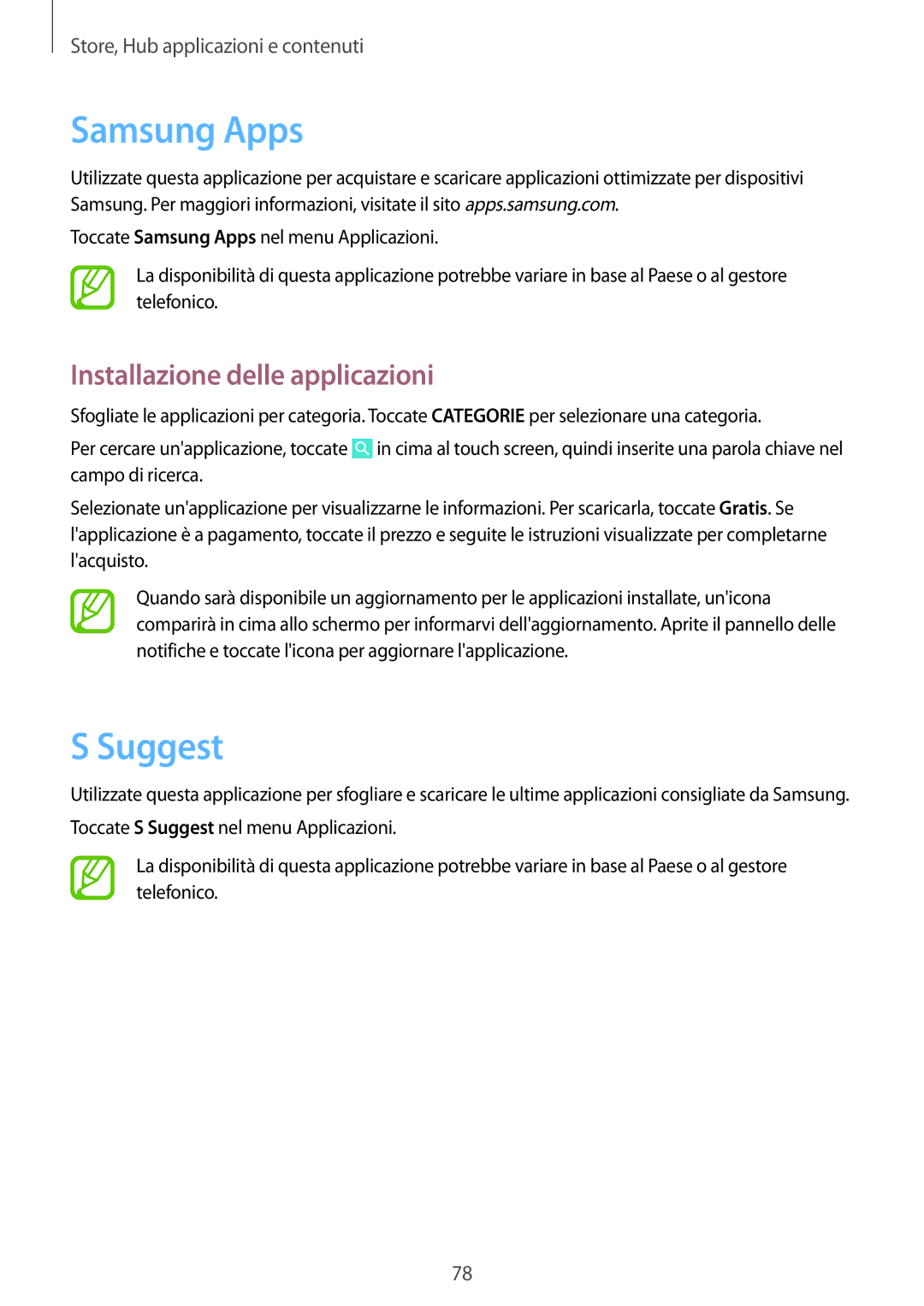 Samsung GT-N8010ZWATUR, GT-N8010EAXITV, GT-N8010EAAITV, GT-N8010ZWAITV, GT-N8010ZWXITV, GT-N8010ZWAXEO Samsung Apps, Suggest 