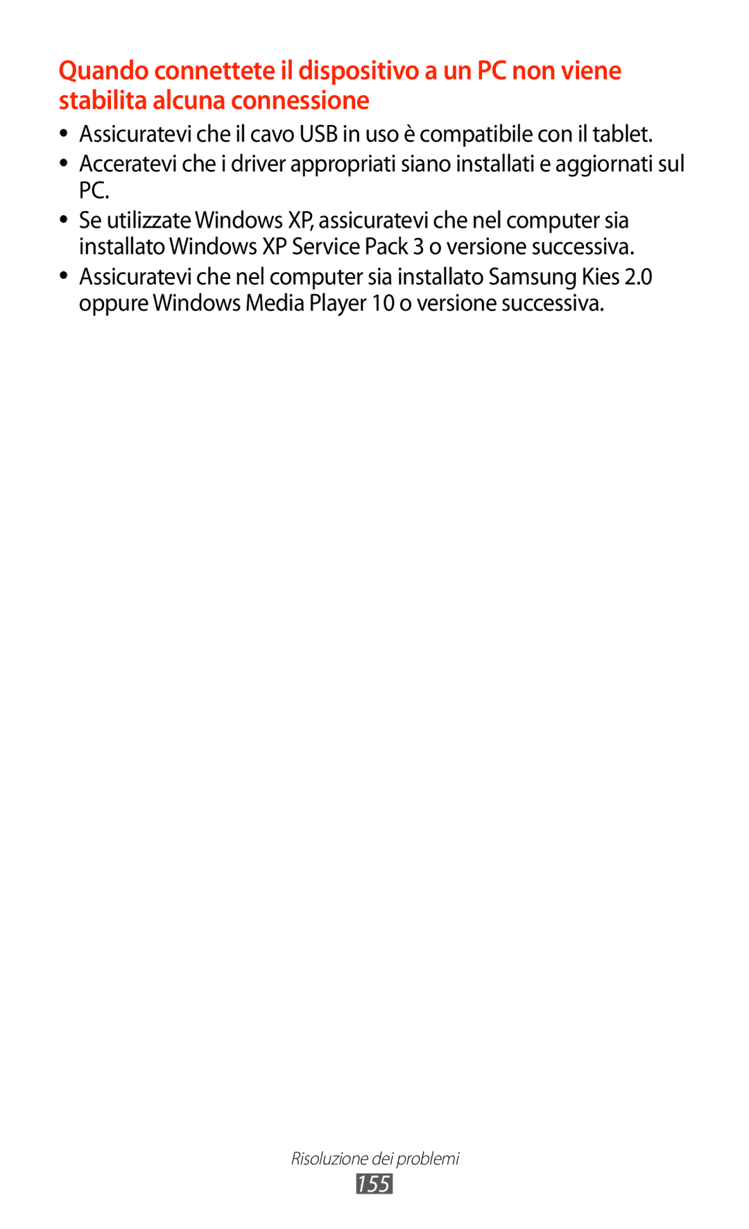 Samsung GT-N8010ZWAXEO, GT-N8010ZWATUR, GT-N8010EAXITV, GT-N8010EAAITV, GT-N8010ZWAITV, GT-N8010ZWXITV manual 155 