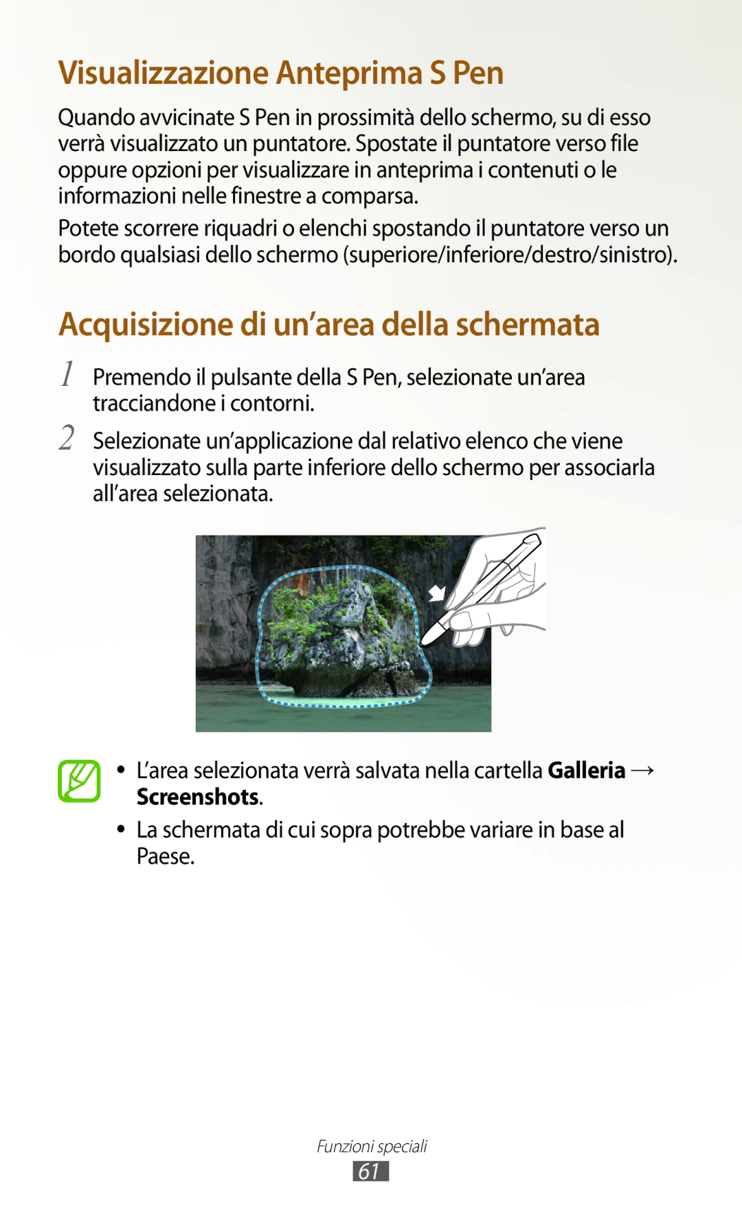 Samsung GT-N8010EAXITV, GT-N8010ZWATUR, GT-N8010EAAITV, GT-N8010ZWAITV, GT-N8010ZWXITV manual Visualizzazione Anteprima S Pen 