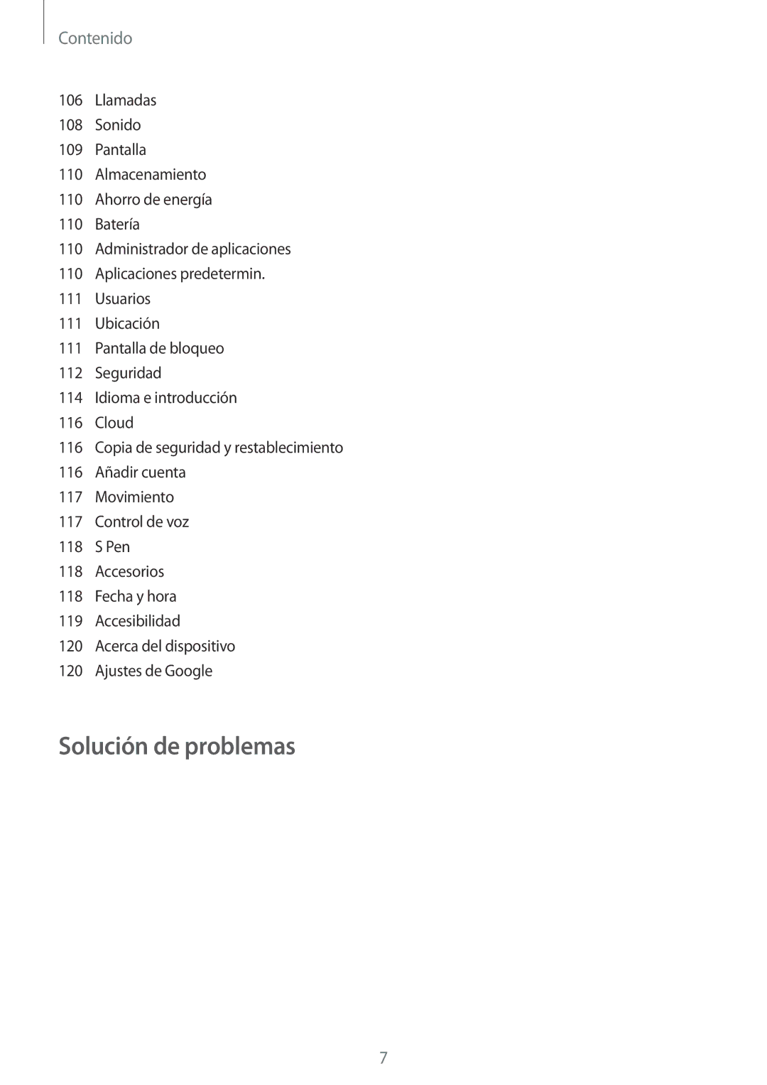 Samsung GT-N8020EAAATL manual Solución de problemas 