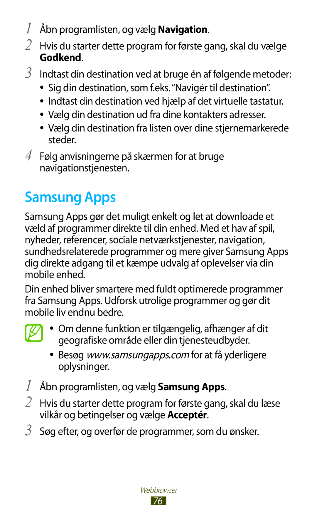 Samsung GT-N8020ZWAHTD, GT-N8020EAATLA, GT-N8020EAANEE, GT-N8020ZWATEN, GT-N8020ZWANEE, GT-N8020ZWATLA manual Samsung Apps 