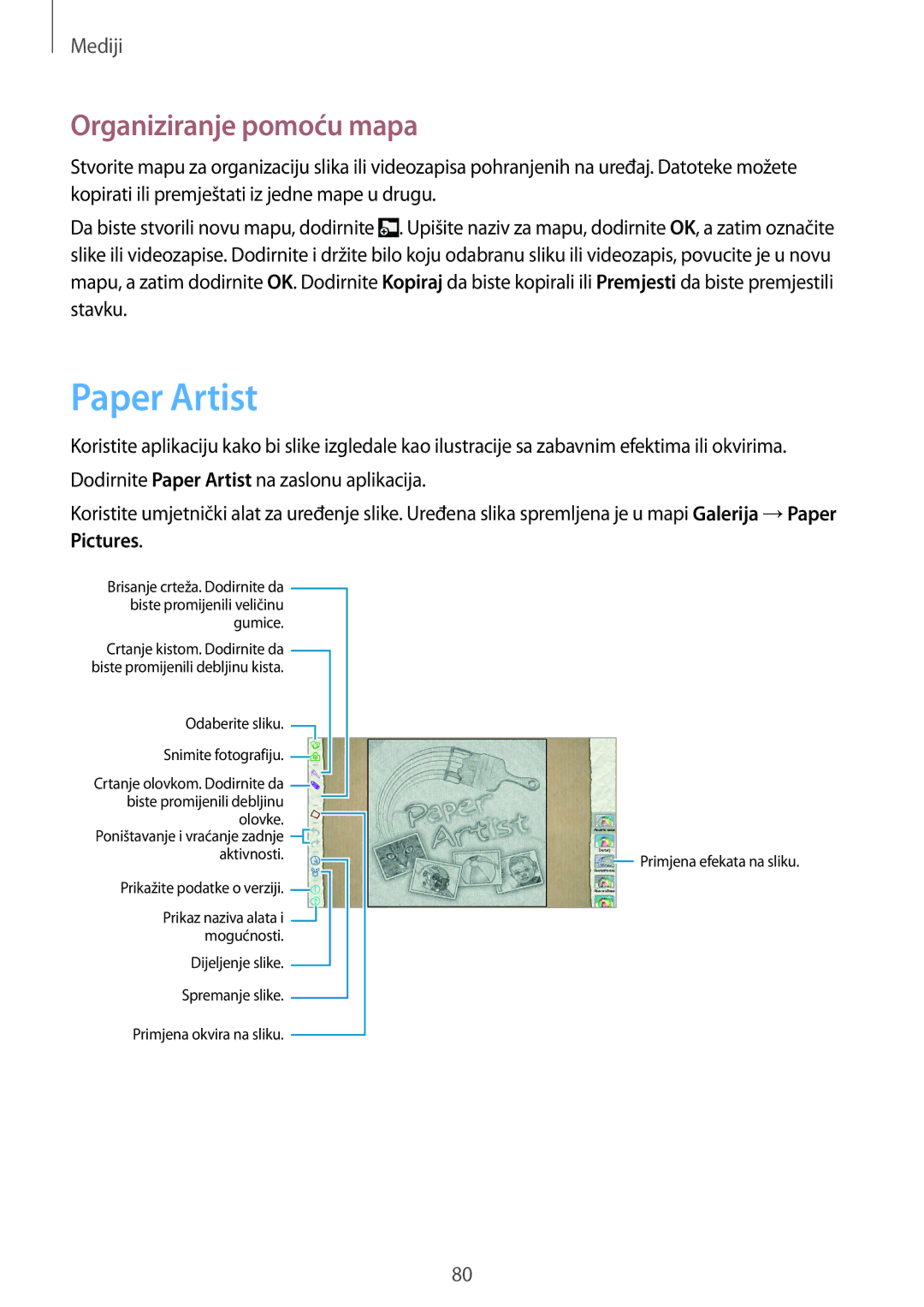 Samsung GT-N8020EAAVIP, GT-N8020EAACRO manual Paper Artist, Pictures 