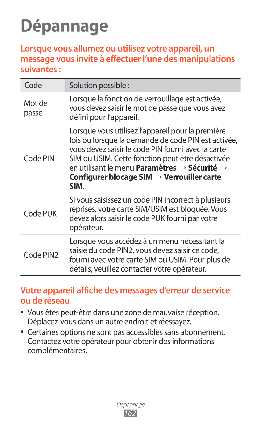 Samsung GT-N8020EAAXEF, GT-N8020EAASFR, GT-N8020ZWAFTM manual 162 