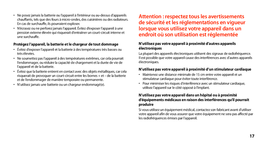 Samsung GT-N8020ZWAFTM, GT-N8020EAAXEF, GT-N8020EAASFR manual ’utilisez jamais une batterie ou un chargeur endommagée 