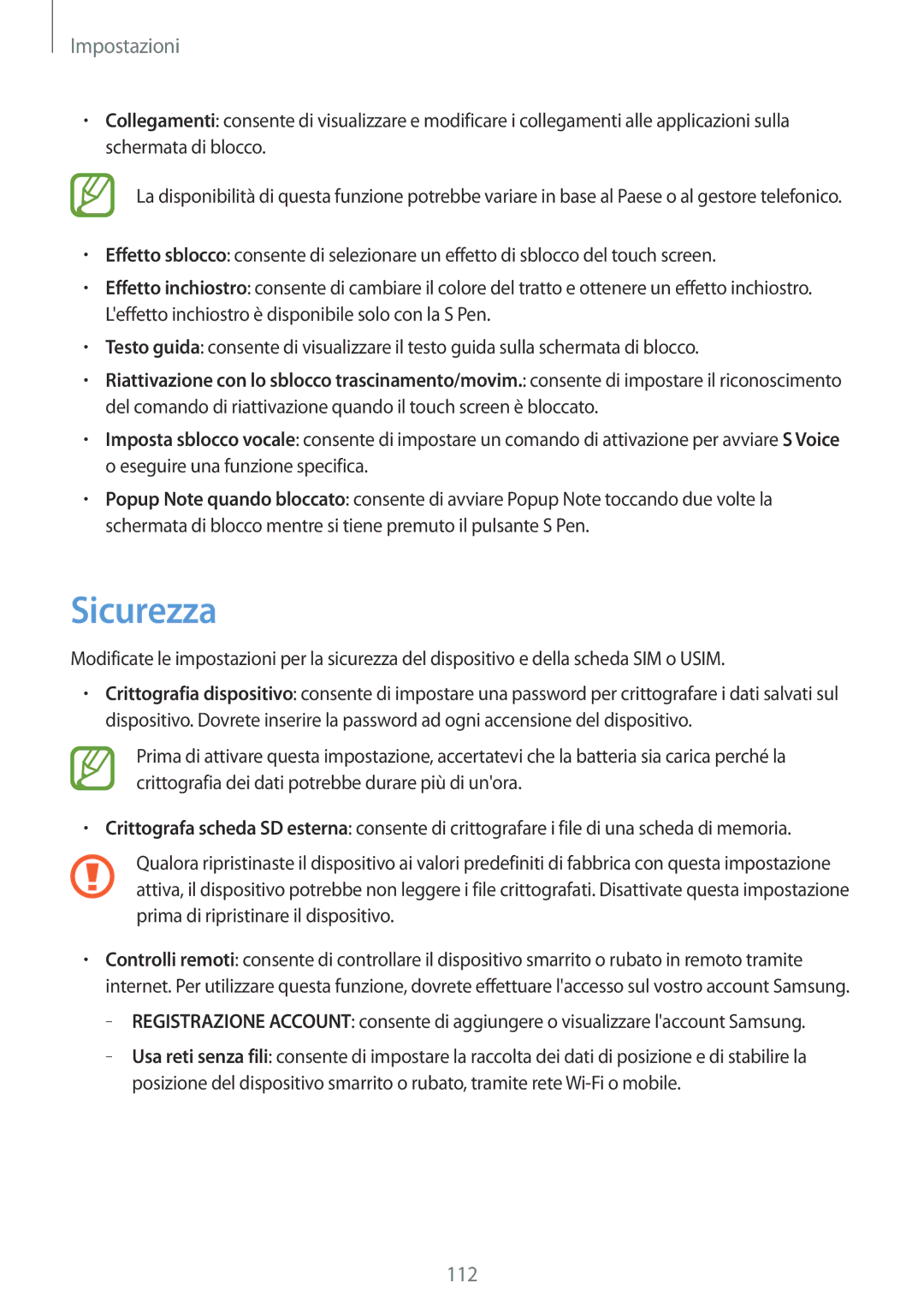 Samsung GT-N8020ZWATIM, GT-N8020EAAOMN, GT-N8020ZWAOMN, GT-N8020EAATLA manual Sicurezza 