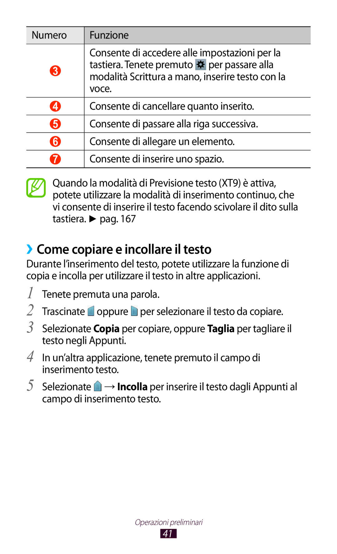 Samsung GT-N8020EAAOMN, GT-N8020ZWATIM, GT-N8020ZWAOMN, GT-N8020EAATLA manual ››Come copiare e incollare il testo 