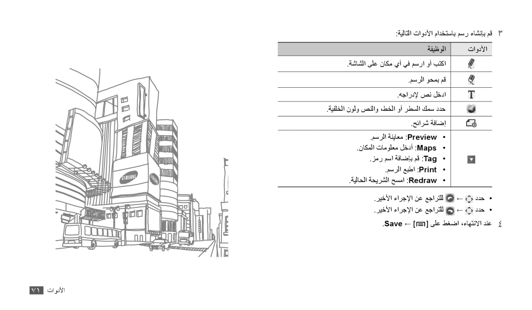 Samsung GT-P1000MSAKSA, GT-P1000CWAAFG, GT-P1000CWAKSA manual ريخلأا ءارجلإا نع عجارتلل, Save ← ىلع طغضا ،ءاهتنلاا دنع4 