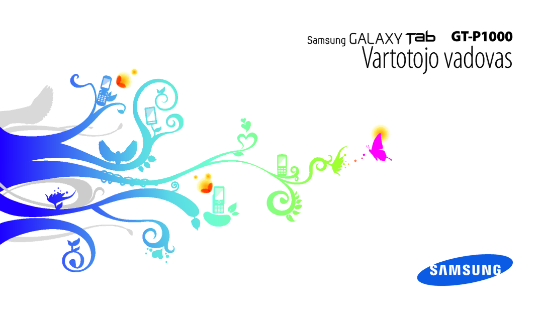 Samsung GT-P1000CWJSEB, GT-P1000CWASEB manual Vartotojo vadovas 