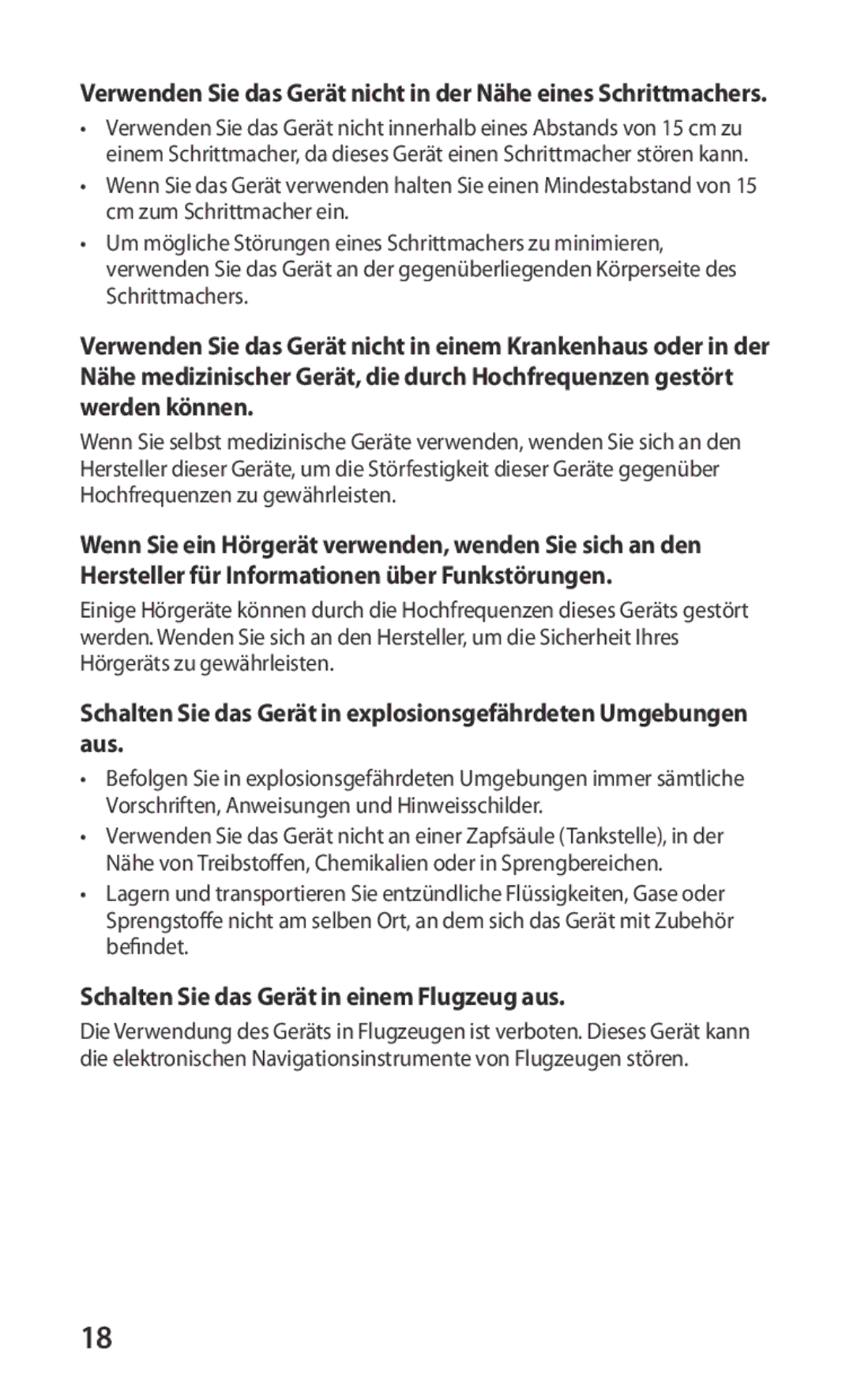 Samsung GT-P1000CWAVD2, GT-P1000MSADBT, GT-P1000CWAEPL, GT-P1000CWAMOB manual Schalten Sie das Gerät in einem Flugzeug aus 