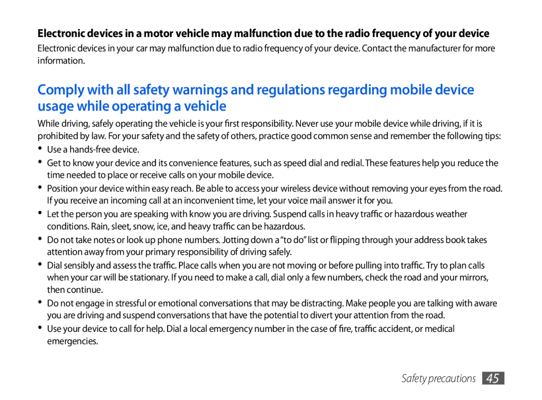 Samsung GT-P1000CWAVD2, GT-P1000MSADBT, GT-P1000CWAEPL, GT-P1000CWAMOB, GT-P1000CWADBT, GT-P1000CWAATO manual Safety precautions 