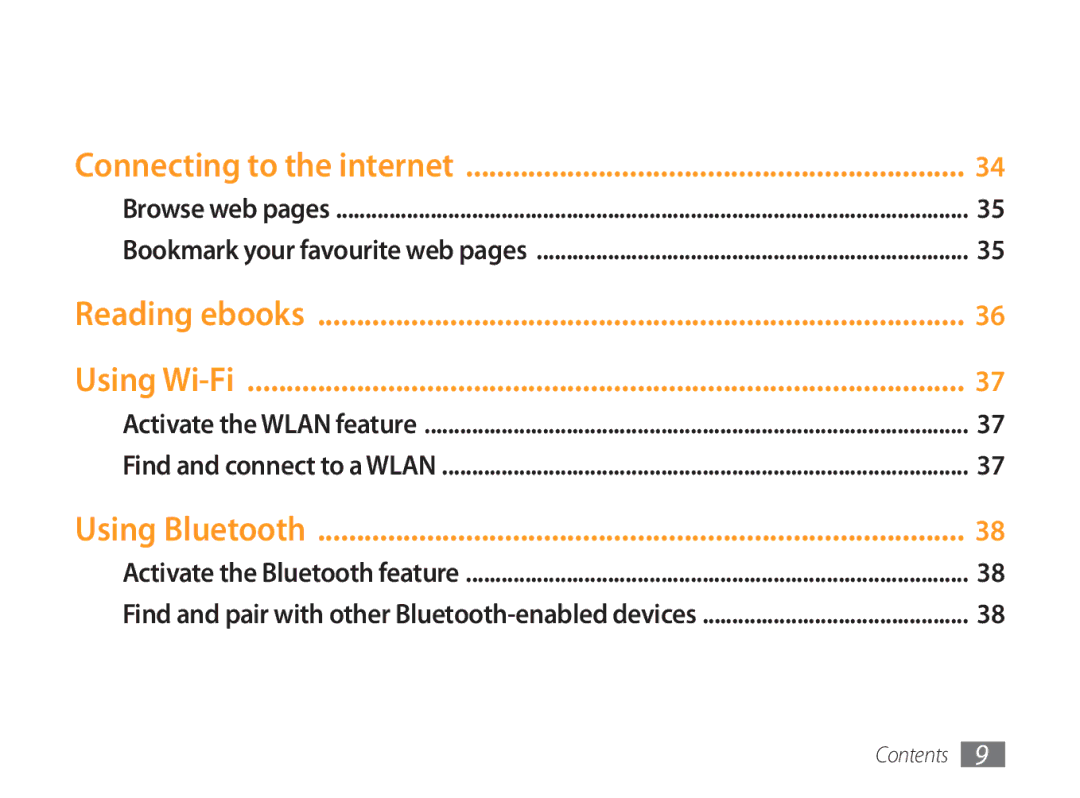 Samsung GT-P1000CWADTM, GT-P1000CWAXEU, GT-P1000CWAVD2, GT-P1000MSADBT, GT-P1000CWAEPL manual Connecting to the internet 