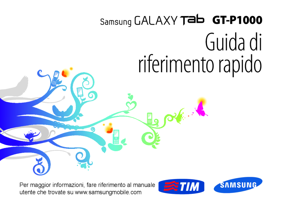 Samsung GT-P1000CWAFWB, GT-P1000MSATIM, GT-P1000CWDFWB, GT-P1000CWATIM, GT-P1000CWDITV manual Manuale dellutente 