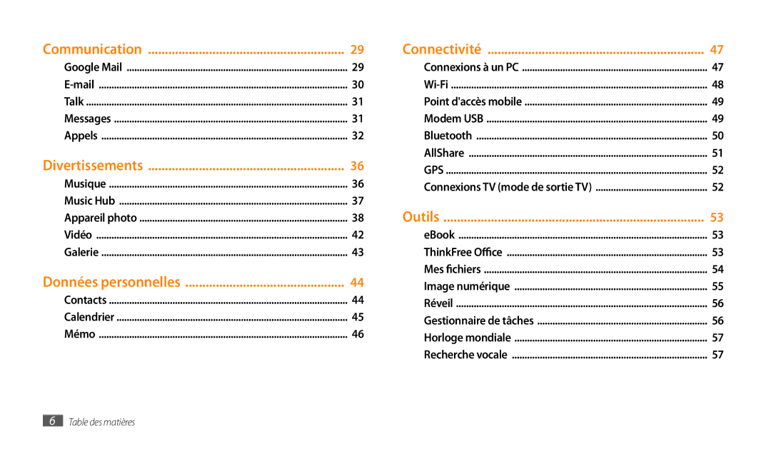 Samsung GT-P1000CWAMTL, GT-P1000MSAXEF, GT-P1000CWAXEO, GT-P1000CWDGBL, GT-P1000MSEMTL, GT-P1000CWEMTL manual Communication 