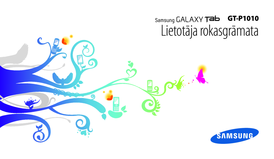 Samsung GT-P1010CWABAL manual Lietotāja rokasgrāmata 