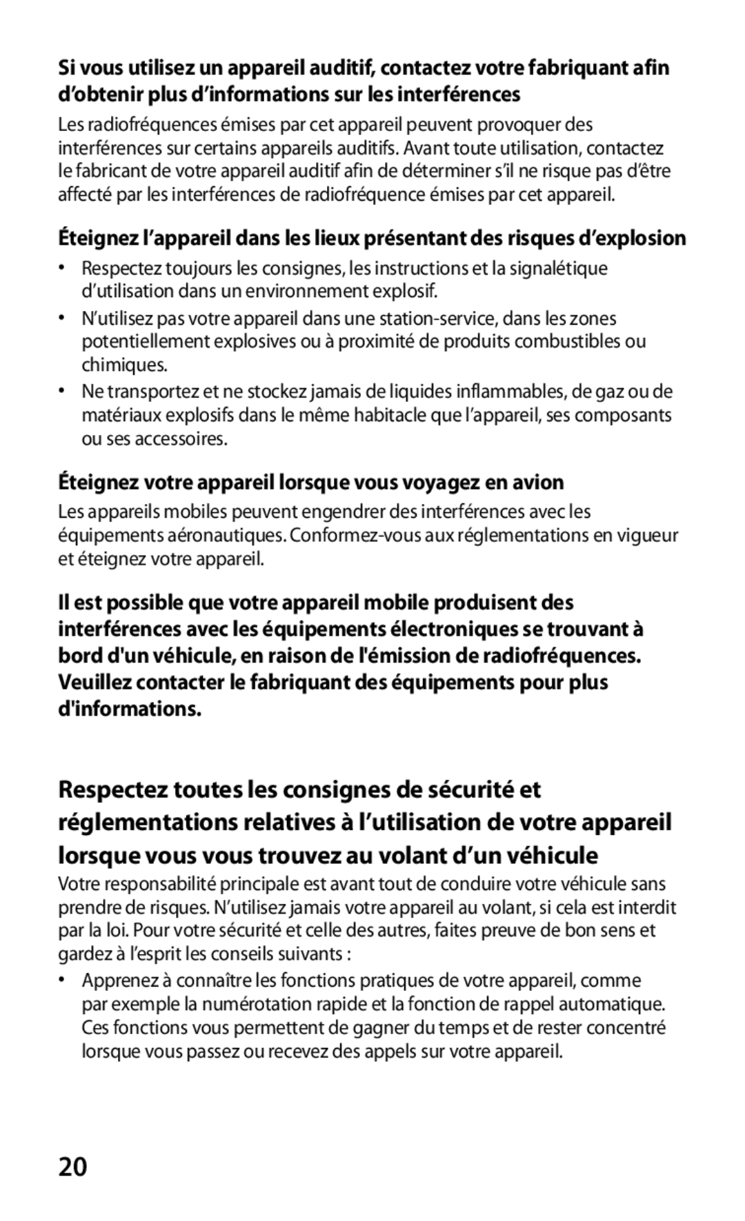 Samsung GT-P3100TSEFTM, GT-P3100TSASFR, GT-P3100TSAFTM, GT-P3100ZWEXEF Éteignez votre appareil lorsque vous voyagez en avion 