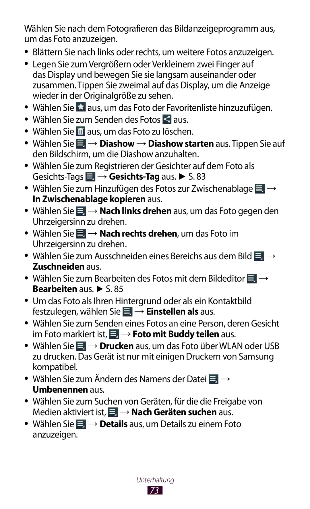 Samsung GT-P3100TSATPH, GT-P3100TSAVD2, GT-P3100ZWAHUI, GT-P3100ZWFDBT, GT-P3100TSFDBT Zuschneiden aus, Bearbeiten aus. S 