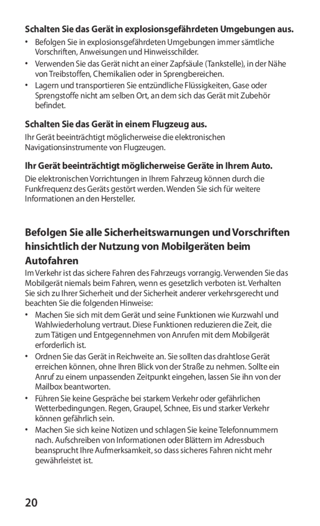 Samsung GT-P3100GRADBT, GT-P3100TSAVD2, GT-P3100ZWAHUI, GT-P3100ZWFDBT manual Schalten Sie das Gerät in einem Flugzeug aus 