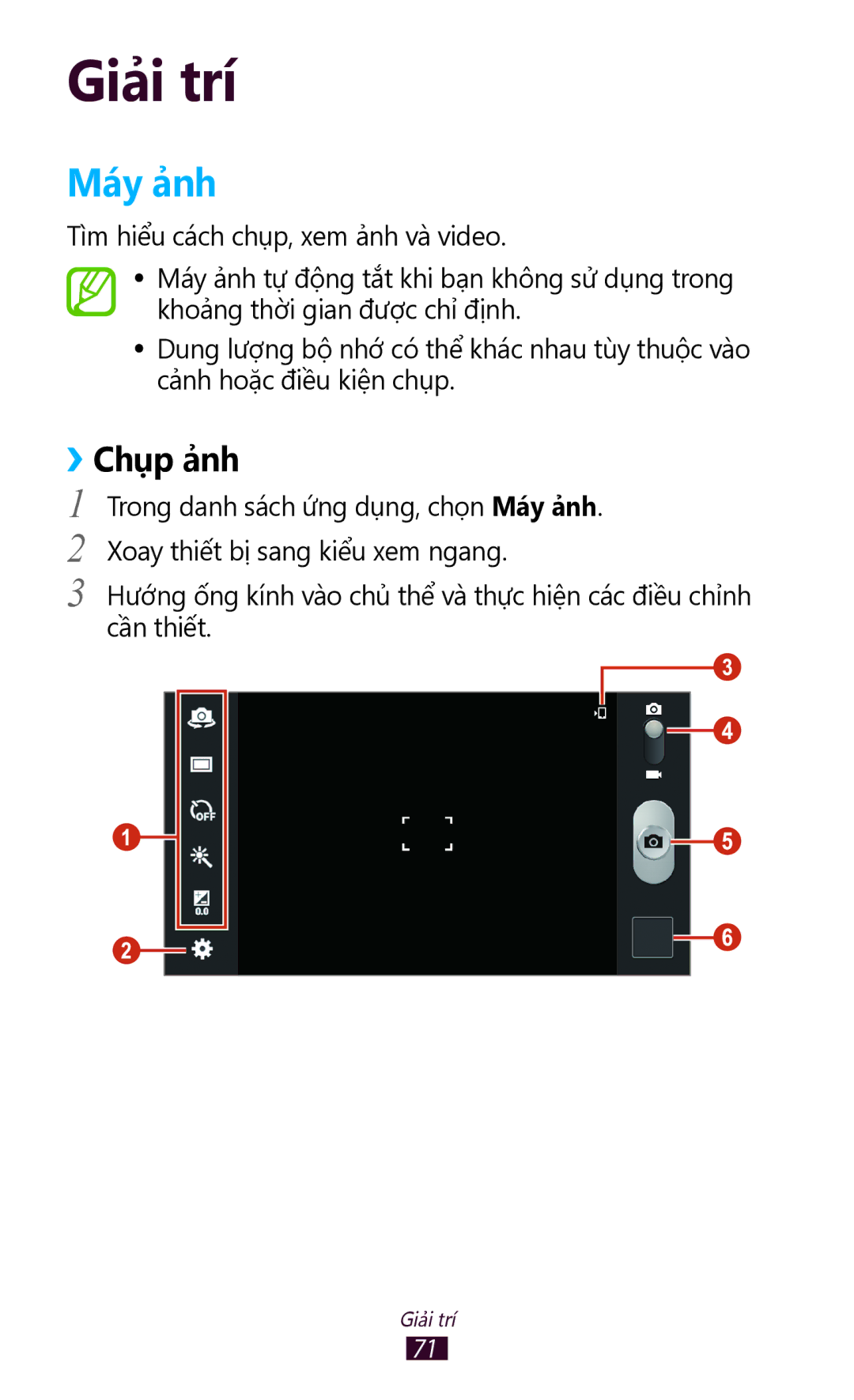 Samsung GT-P3100TSEXEV, GT-P3100TSEXXV, GT-P3100GRYXXV, GT-P3100ZWEXXV manual Máy ảnh, ››Chụp ảnh 