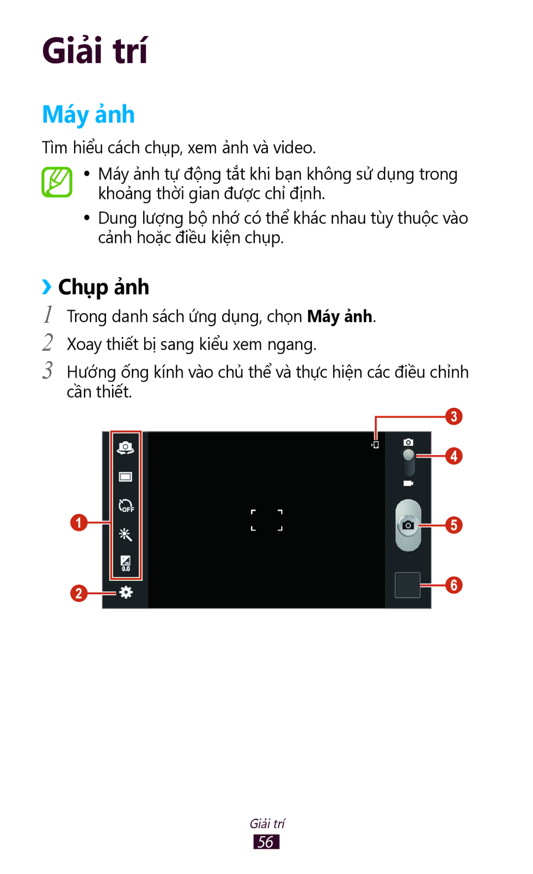 Samsung GT-P3110TSAXXV manual Máy ảnh, ››Chụp ảnh 